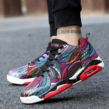 Load image into Gallery viewer, MWY Magic Label Design Men's Boots Comfortable Sneakers Men's Classic Casual Shoes Zapatos De Seguridad High Top Platform Shoes