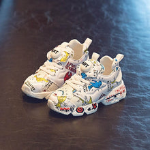 Load image into Gallery viewer, Spring New Kids Pu Leather Shoes Baby Girls Sport Sneakers Children Mesh Shoes Boys Fashion Casual Shoes Soft Brand Trainer 2019