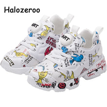 Load image into Gallery viewer, Spring New Kids Pu Leather Shoes Baby Girls Sport Sneakers Children Mesh Shoes Boys Fashion Casual Shoes Soft Brand Trainer 2019