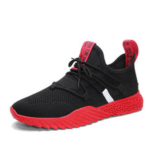 Load image into Gallery viewer, sneakers new f breathable insole wear-resisting and anti slip outsole men sport upper fly knit material shoes hombre basketball