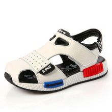 Load image into Gallery viewer, Children's Leather Sandals Children Summer Beach Sandals