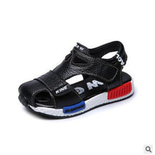 Load image into Gallery viewer, Children's Leather Sandals Children Summer Beach Sandals