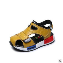 Load image into Gallery viewer, Children's Leather Sandals Children Summer Beach Sandals