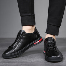 Load image into Gallery viewer, Men Shoes Sneakers Leather Men's Classic Black White Shoes