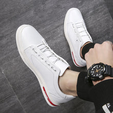 Load image into Gallery viewer, Men Shoes Sneakers Leather Men's Classic Black White Shoes